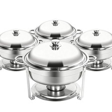 Round 4 Pack Chafing Dishes Chafing Dishes for Parties Buffet Weddings Picnic