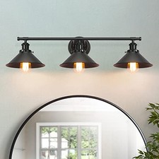 Upgrade Black Farmhouse Bathroom Light Fixtures, Vanity Lights for Bathroom