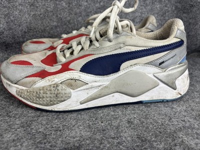 Puma RS-X BMW Motorsport Shoes Mens Size 10 White Red Blue Running Sneakers