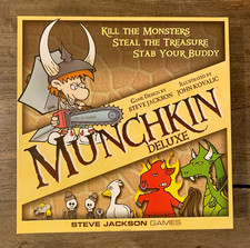 Steve Jackson Games Munchkin Deluxe Fantasy Board Game (Used, Complete)