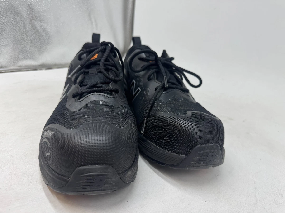 New Balance Men's Logic Composite Toe Work Shoes Black Safety ASTM Boots Size 12