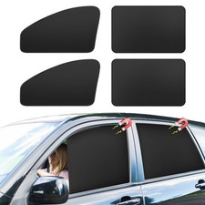 4 Pcs Side Window Shade Car Curtains Privacy Sun Shades Magnetic Window Covers
