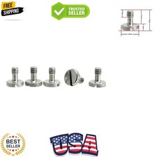 Steel Screws 1/4" Tripod Quick Release QR Plate Camera Flathead Slot Stainles...