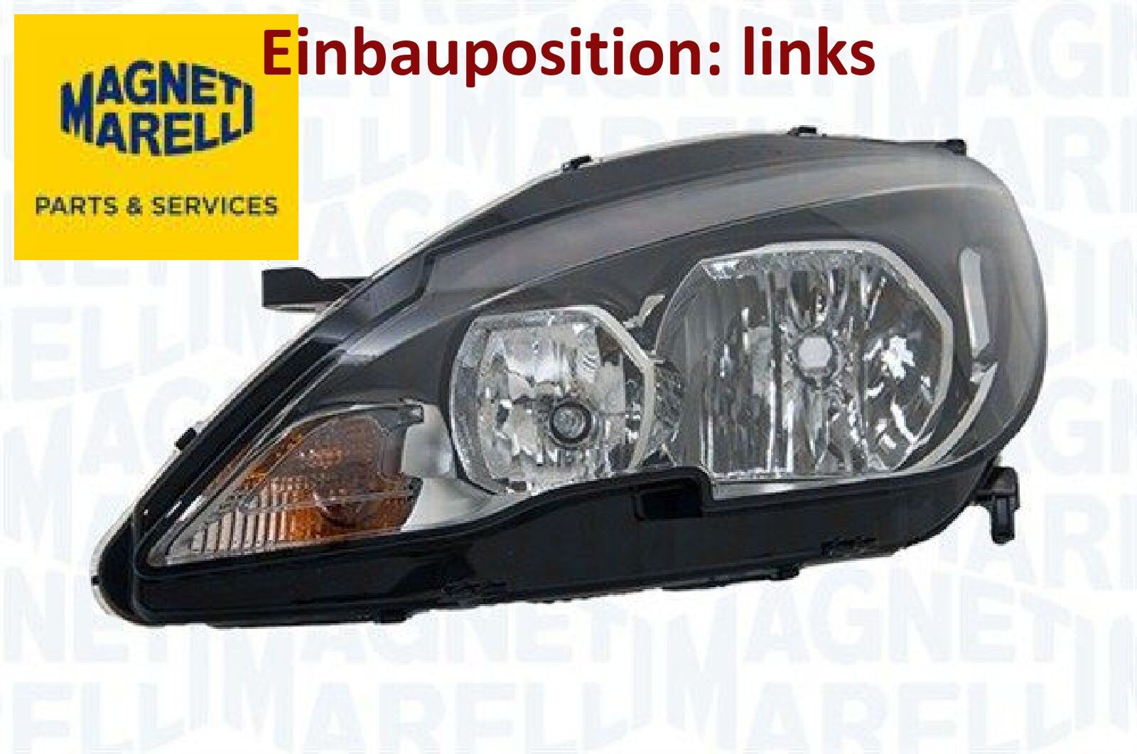 MAGNETI MARELLI 710301287203 Hauptscheinwerfer links Scheinwerfer für Peugeot