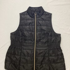 Chico's Black Puffervest Size 1 /US 8
