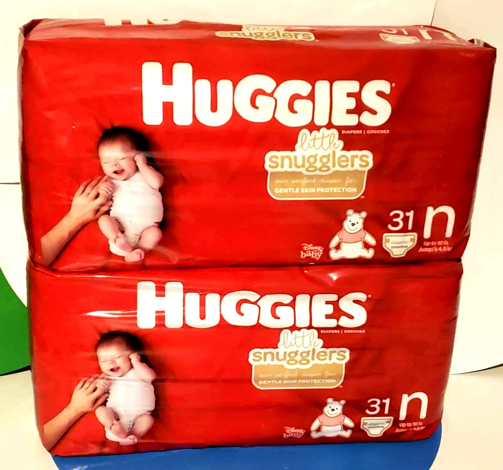 Disney Baby Huggies Diapers / Couches Litle Snugglers Skin Protection 62, size n