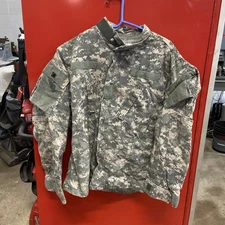 Camo Combat Coat Jacket Medium  Short  Army Digital Green Fr9