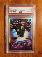 🔥2022 Bowman Chrome ROYF-5 Favorites (RC) Oneil Cruz PSA 9 🔥Pirates