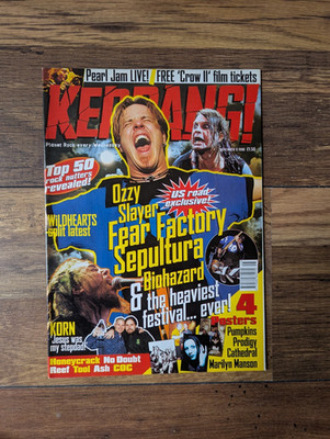 Kerrang! 622 Ozz-Fest US Road Exclusive, Fear Factory, Sepultura, Biohazard