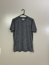 New Balance T-Shirt NBDRY Men's Gray Stretch Tee Size M Short Sleeves C82