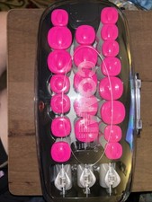 Conair Hot Clips 20 Flocked Hot Rollers Curlers 3 Heated Clips CHV26HXWR EUC