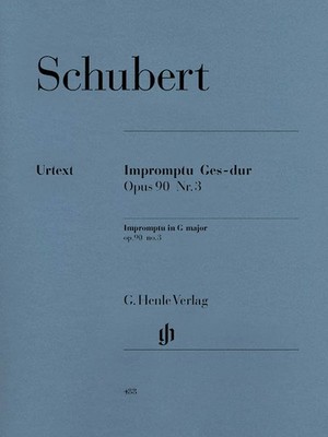 Schubert Impromptu G Flat Major Op 90 D 899 Piano Solo Henle Urtext Music Book