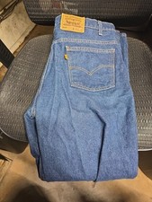 Vintage Levis 517 Jeans Mens 40x30 Blue Orange Tab Bootcut USA 90s Cowboy