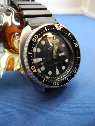 Vintage Seiko 6309-7040 Turtle Dive Watch,NEW CRYSTAL,CLEAN MOVEMENT.