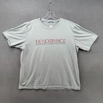 The North Face T-Shirt Mens M Gray Athlete Tested Expedition Proven VaporWick