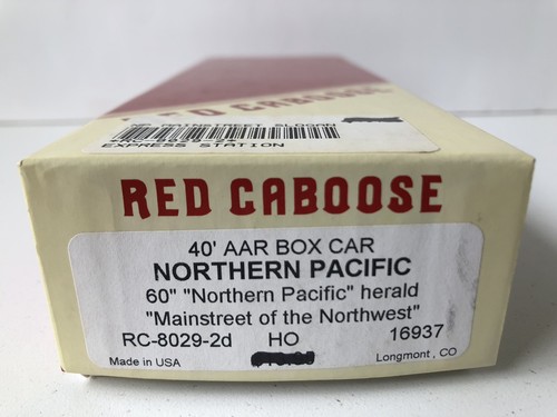 Kit Red Caboose HO RC-8029-2d 40' AAR Box Car Northern Pacific NP 16937 NUEVO EN CAJA | Zustand: New