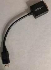 DISPLAY PORT TO DVI VIDEO ADAPTER STARTECH.COM - DP2DVI2 NEW
