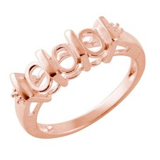 925 Sterling Silver 4x5mm Oval Semi Mount Three-Stone Ring For Engagement Ring