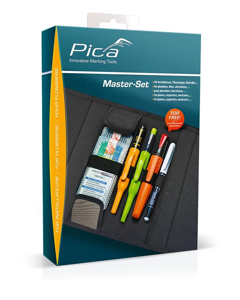 Blau/Grün/Schwarz Pica Master-Set Installateur - Bild 2