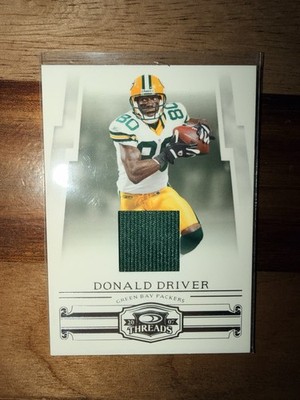2008 Donruss Threads #48 Donald Driver Jersey 147/250 Game Worn