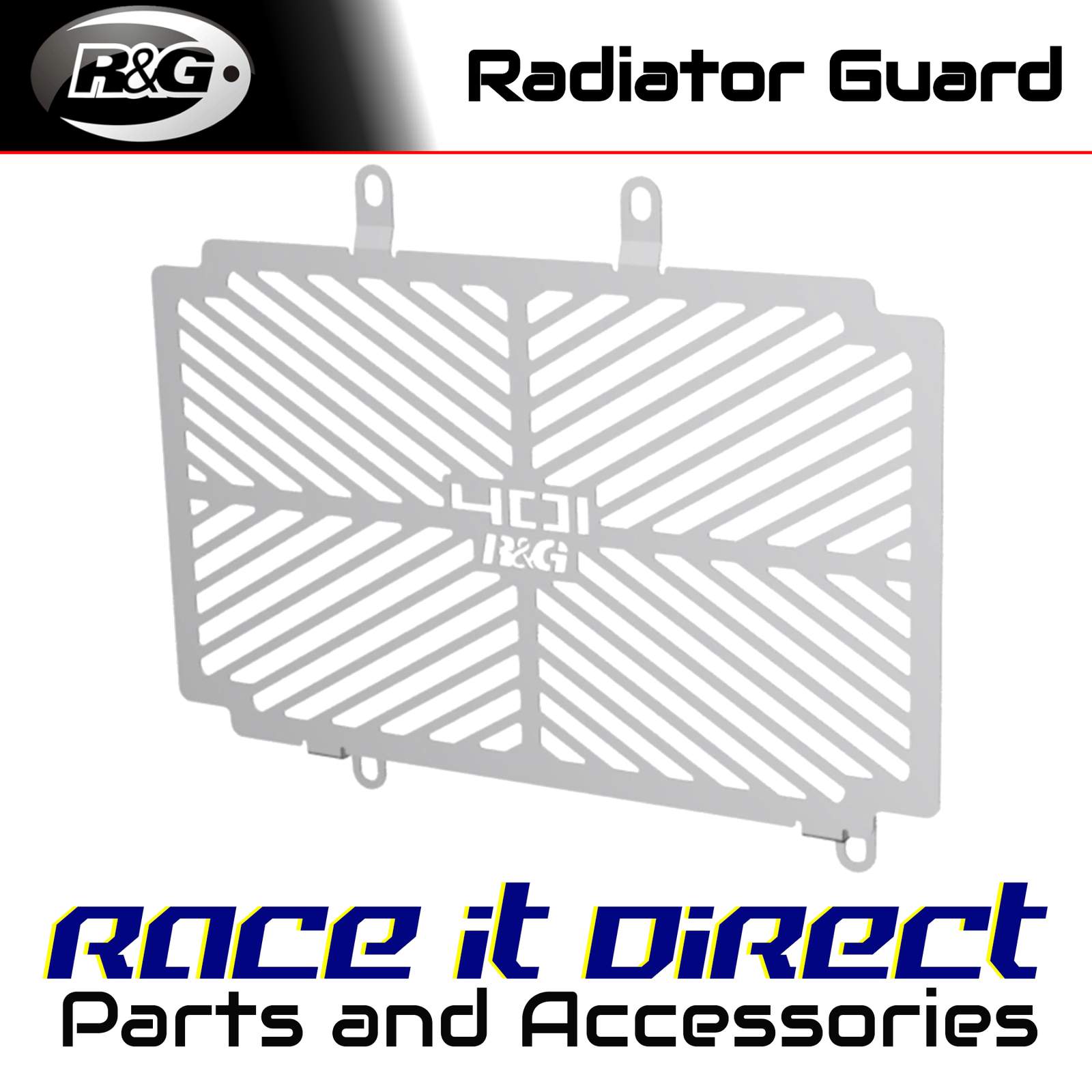 Branded Radiator Guard for Husqvarna 401 Vitpilen 2018-2023 R&G