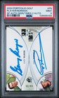 2024 UPPER DECK GOLF DUAL AUTO #PN GARY PLAYER GREG NORMAN 4/25 PSA 9