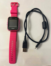 VTech KidiZoom Smartwatch DX2 Pink Kids Learning Watch w/ USB Cable Age 4-7