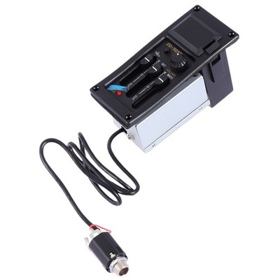  1PC Guitar Sound Pick-Up Equalizer Pickup Gitarrenvorverstärker Piezo Pickup