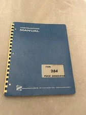 Original Tektronix Type 284 Pulse Generator Instruction Manual - PN 070-0754-00