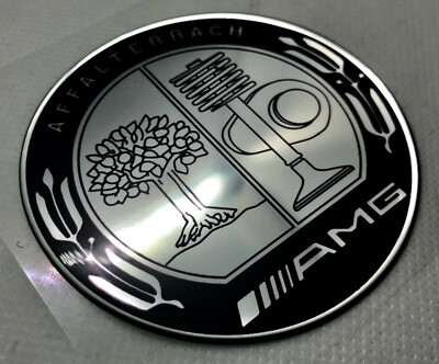 1pcs Mercedes Benz Amg Affalterbach Logo 3d Domed Sticker Size 70mm Ebay