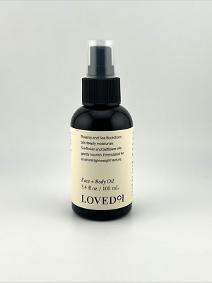 Loved O1 ( Vegan ) Face + Body Oil 3.4oz / 100ml New
