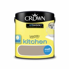 Crown Kitchen Antibacterial Matt Picnic Basket Brown Matt Kitchen Paint 2.5L
