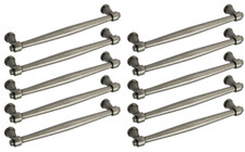 Image of 10 x Pull handles. Bar Handle, Cast Iron, Fixing Centres 160 mm.  Trade price