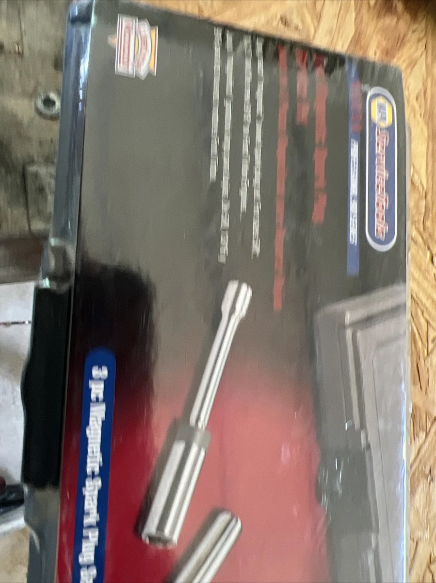 NEW 3pc. NAPA Magnetic Spark Plug Socket Set 41730