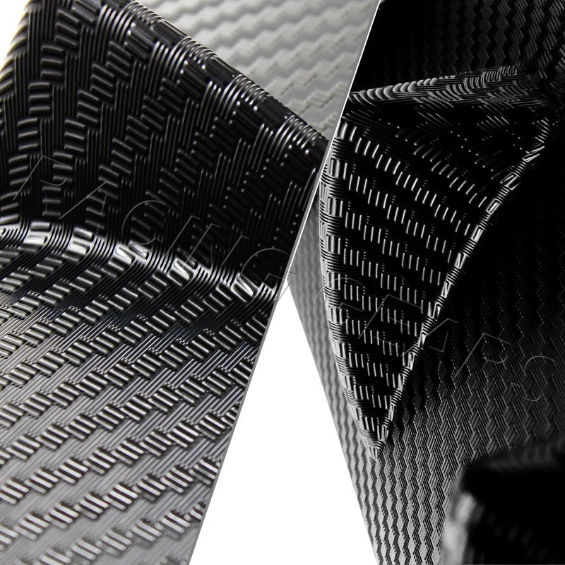 34" x 6" TIBURÓN 7 ALETAS ASPECTO CARBONO CARROCERÍA TRASERA ALERÓN INFERIOR DIFUSOR LABIO UNIVERSAL Foto 2 de 4