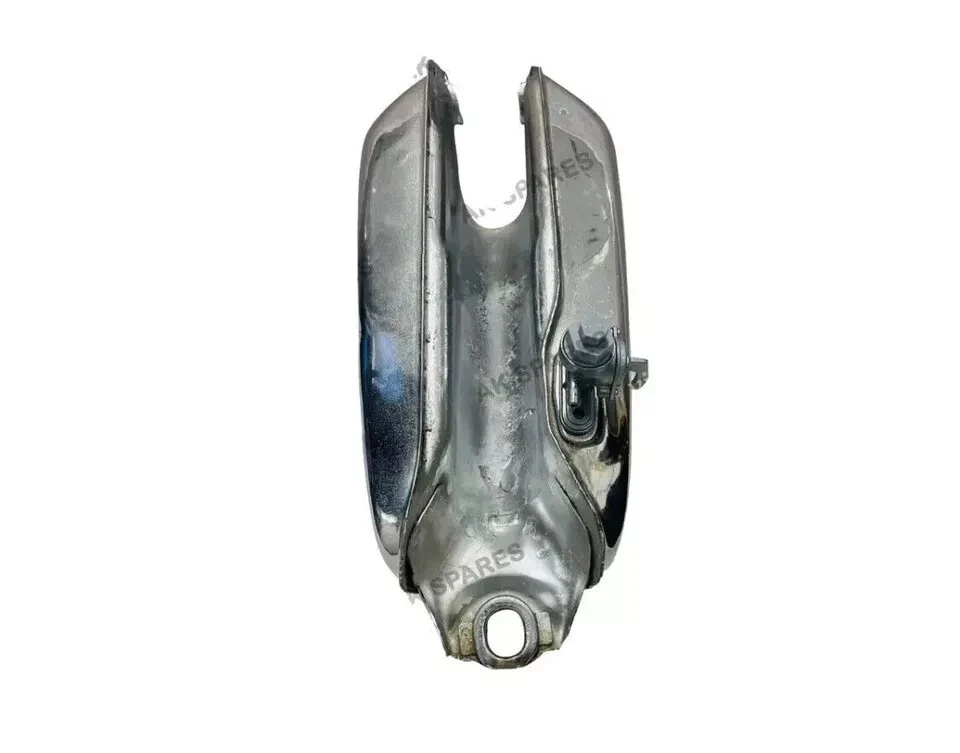 Honda CR125M 1974 Elsinore réplica aleación de aluminio tanque de combustible gasolina + tapa y grifo Foto 3 de 4