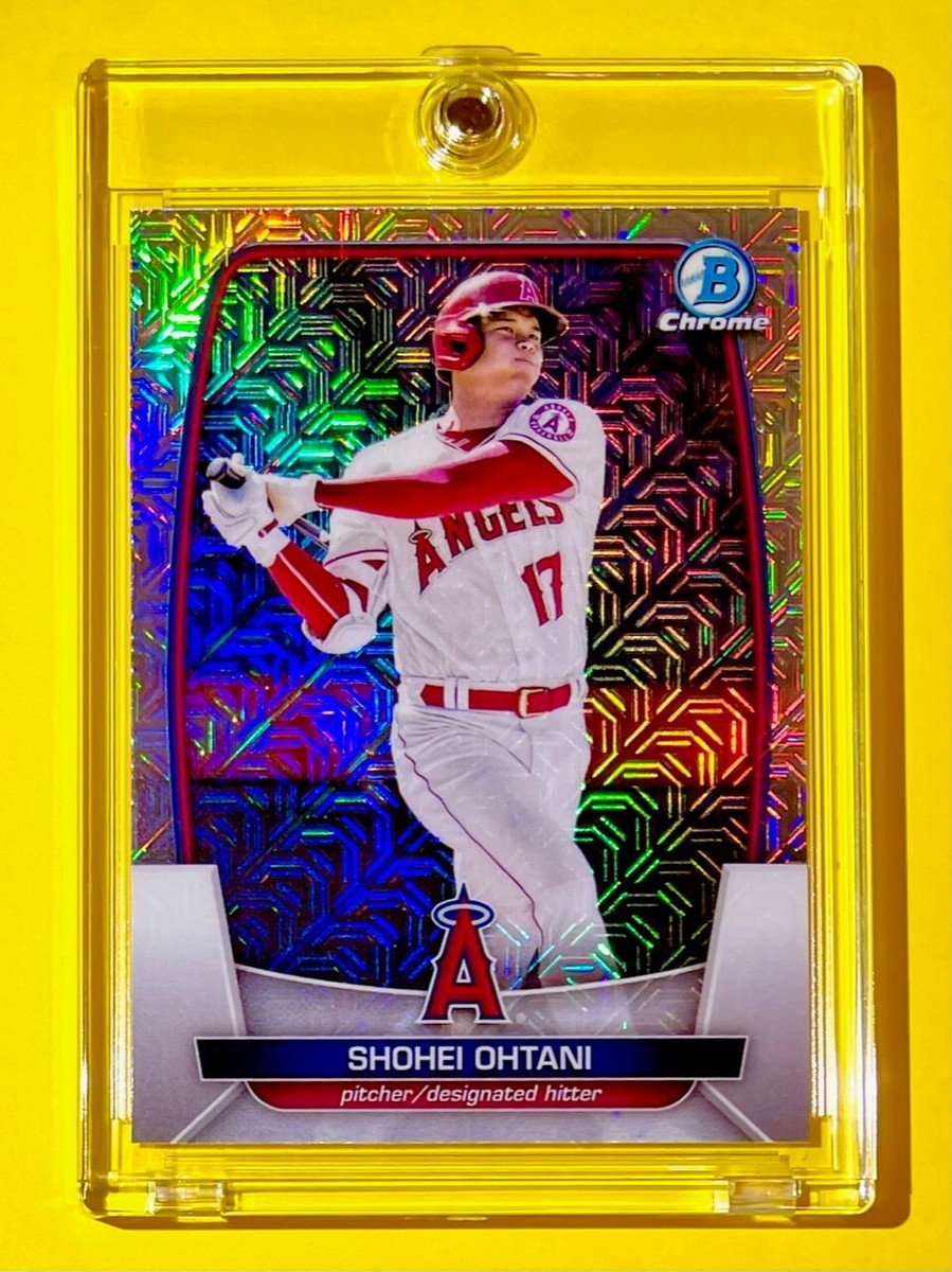 Shohei Ohtani MINT SILVER MOJO REFRACTOR BOWMAN CHROME INVESTMENT