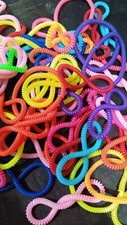 100 Wristband Silicone Bracelet Baller Bands Sports Band Multicolor Small Band
