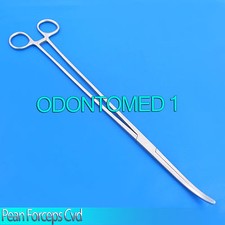 New 15" Curved Hemostat Forceps Locking Clamps - Stainless Steel