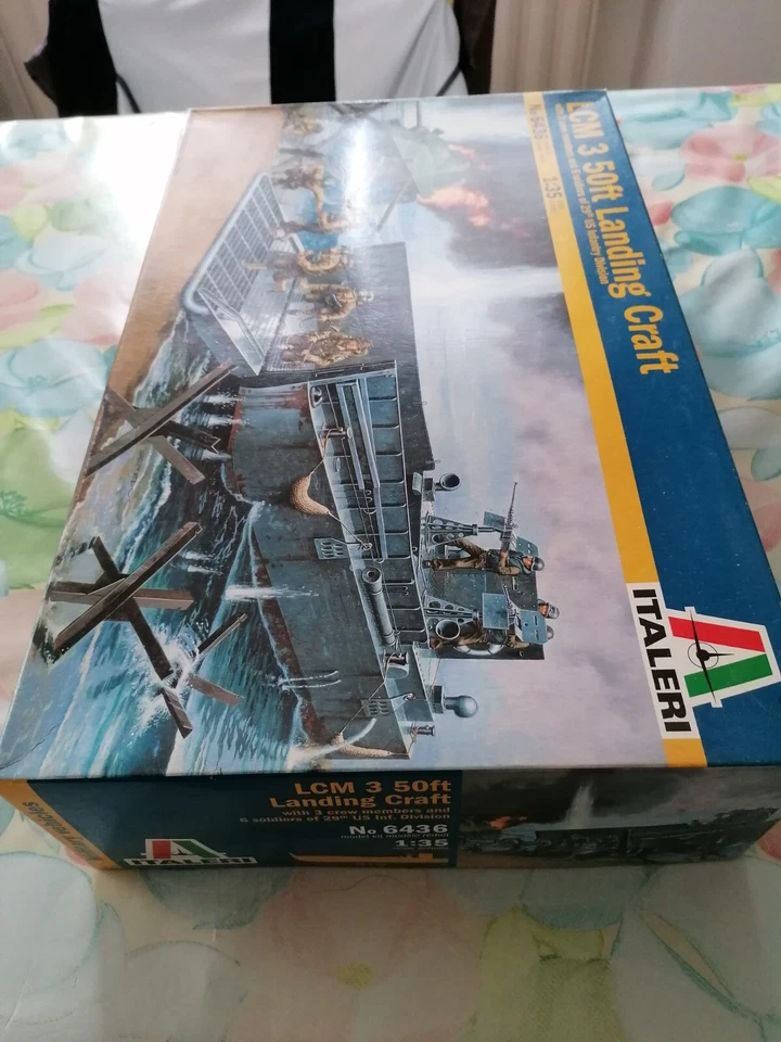 ITALERI LCM 3 50ft LANDING CRAFT 1/35 N°6436 MEZZO DA SBARCO - Immagine 2 di 4