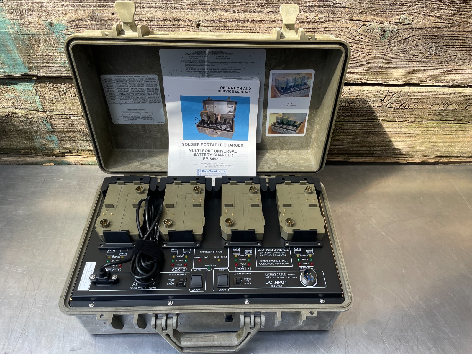 BrenTronics MultiPort Universal Soldier Portable Battery Charger W