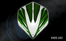 WINMAU RHINO  EXTRA THICK STANDARD SHAPE FLIGHTS GREEN BLADE