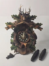 Vintage 23" German Regula Henry Coehler Hunting Theme Cuckoo Clock  READ
