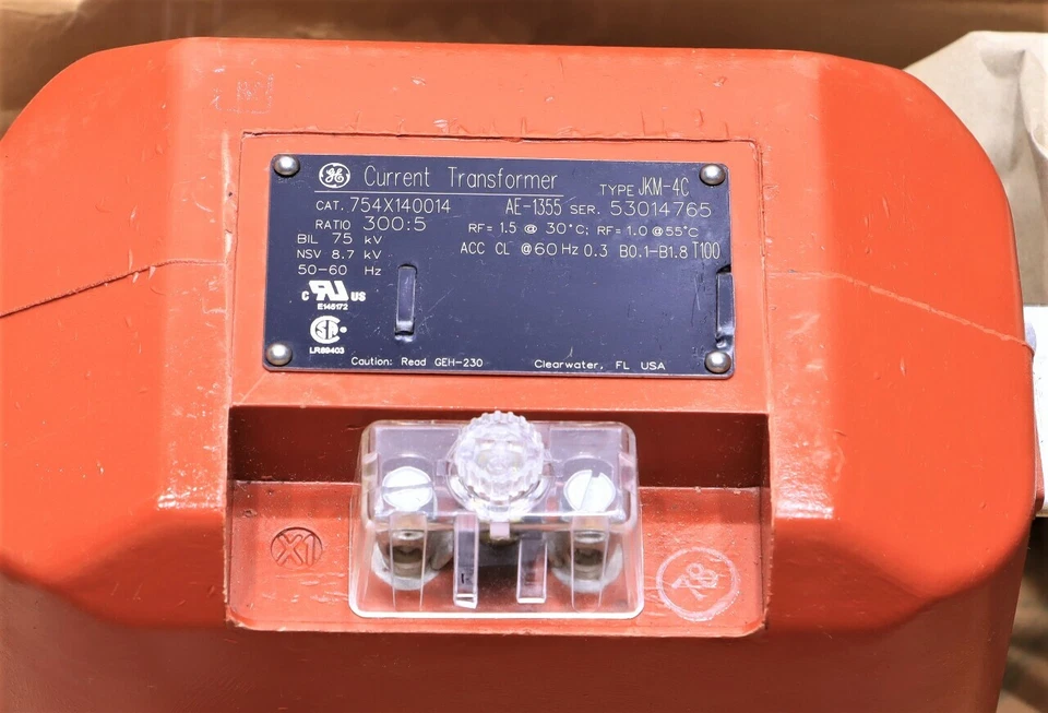 * GE ITI 754X140014 CURRENT TRANSFORMER JKM-4C 300:5A - Image 2 of 2