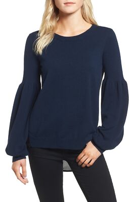 Chelsea28 Women's 163637 Crew Neck High/Low Long Sleeve Sweater