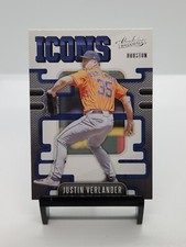 2020 Panini Absolute Baseball Justin Verlander Icons Insert Houston Astros #I-6
