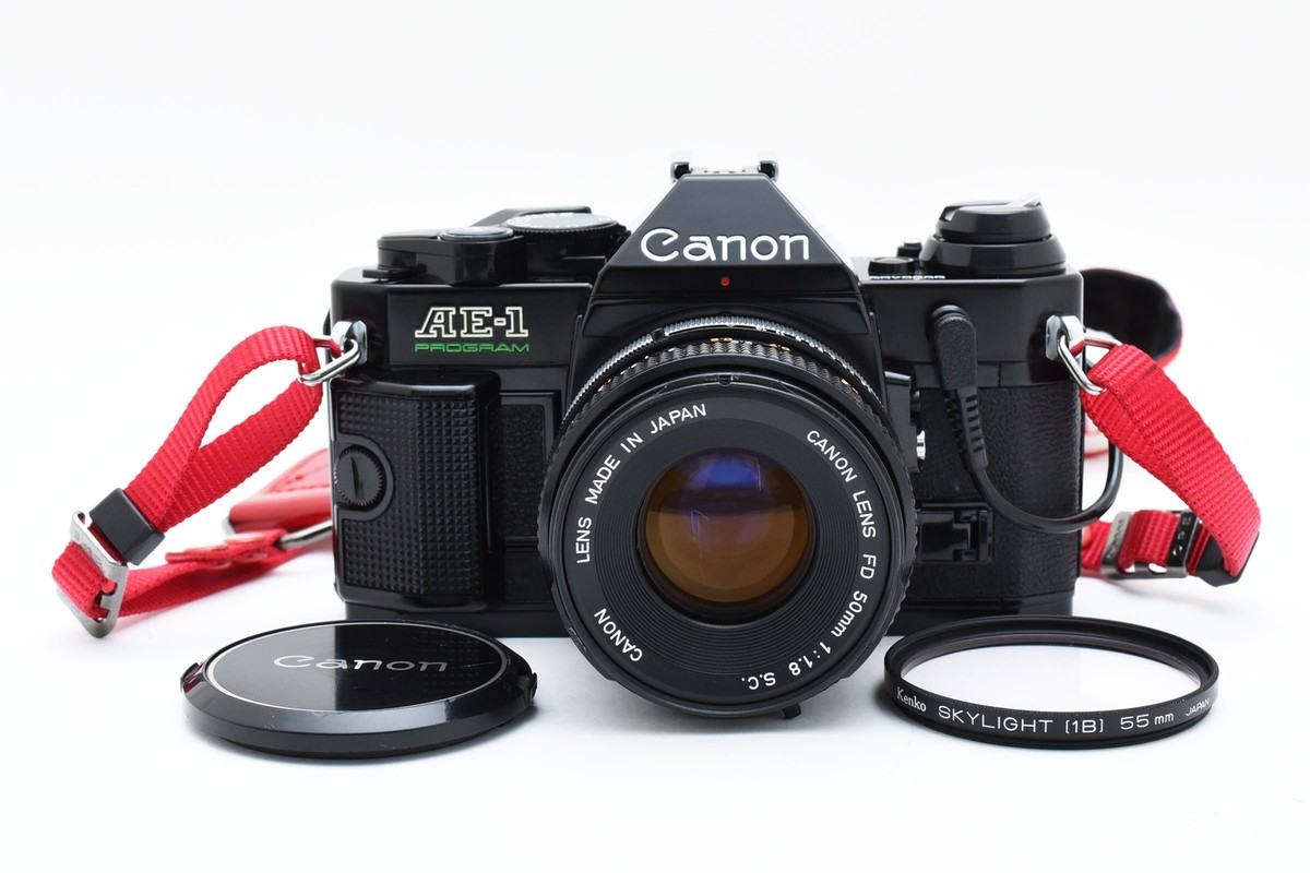 【美品】 Canon AE-1 PROGRAM / NEW FD 50mm Canon AE-1 Program 50mm FD f/1.8 with Power Winder – Film