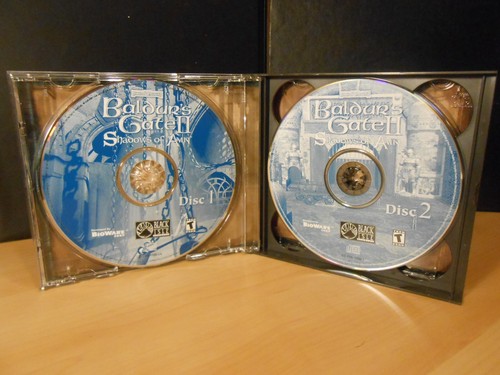 Baldur's Gate II Shadows of Amn PC Game (CD-ROM, 2000, 4-Disc) Advanced D&D MINT - Picture 3 of 4