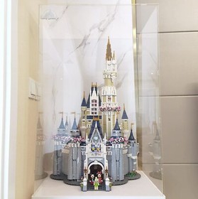 Acrylic Display Case 30.7"x20"x14.2" for (Lego Disney Castle 71040, Lego 43197)