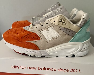 Authentic New Balance 990V2 Kith Cyclades Ronnie Fieg size 4